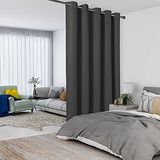 Lordtex Cortinas Divisoras De Habitación Gris Oscuro, Privac