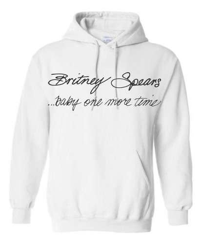 Sudadera Britney Spears Baby One More Time Con Gorro  