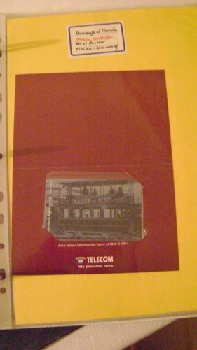 Tarjeta Telefonica Coleccion Telecom Homenaje Al Tranvia U1