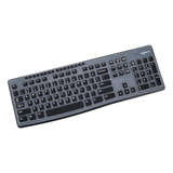 Protector Negro Para Teclado Logitech Mk295 Mk270