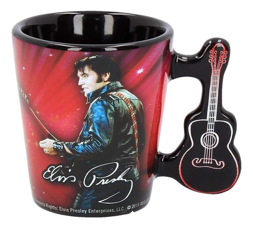 Nemesis Now Taza De Café Expreso Elvis 68 3oz, Resina Con