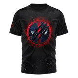 Remera Entrenamiento Kapho Deadpool 3 Wolverine Black Niños