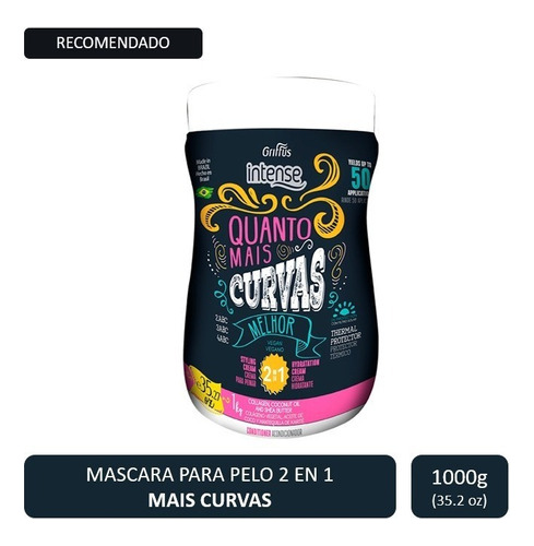 Mascara Griffus 2 En 1 Quanto Mais Curvas 1000 G