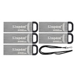 Paquete De 5 Unidades De Kingston Datatraveler Kyson 256gb U