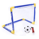 Juego Futbol Arco Pelota Red Inflador Pico Juguete Infantil