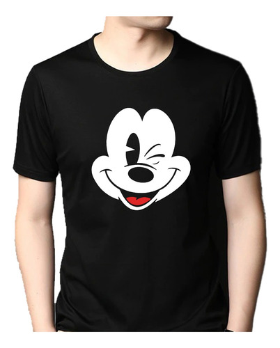 Playera Black Unisex Mickey Mouse