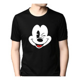 Playera Black Unisex Mickey Mouse