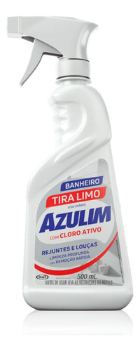 Limpador Tira Limo Azulim Cloro Ativo 500ml Gatilho Start