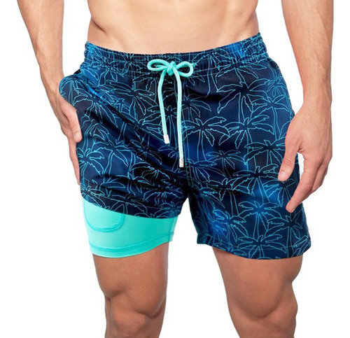 Short Playa Hombre Short Traje De Baño Casual Para Hombre