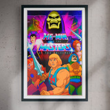 Cuadro 60x40 Cartoons - He-man - Poster Retro