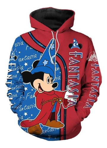 Sudadera Estilo Moderno Con Estampado Digital Mickey Mouse W