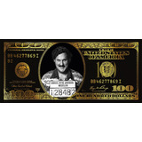 Cuadro Pablo Escobar Dolar Decorativo Grande
