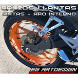 Cintas Reflectivas - Aro Interno Llantas Honda Cb190r Repsol