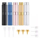 5pcs 8ml Perfume Atomizador Recargable,mini Botella De Spray