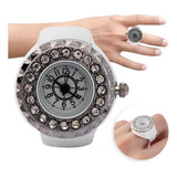 Reloj De Amor Moderno Con Anillo De Dedo Para Mujer Y Hombre