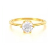 Anillo Cintillo Compromiso Oro 18k 2 Grs Amarillo Envio Grat