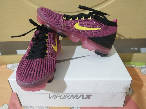 Tenis Nike Vapormax 3.0 Fucsia/preto/amarelo Nº37 Original!!