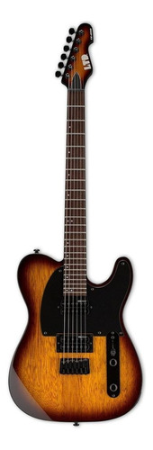 Guitarra Eléctrica Ltd Te Series Te-200 De Caoba Tobacco Sunburst Con Diapasón De Jatoba Asado