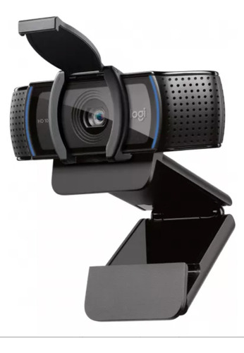 Webcam Hd Pro 1080p C/ Microfone Preta Logitech C920s