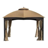 Toldo Gazebo Pergola Exterior Jardin  Cortinas 335x304x365c1