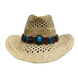 Sombrero Unisex Hombre Mujer Cowboy 100% Sombrero De Paja