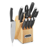 Set De Cuchillos Color Pro 12 Pz. Con Bloque Cuisinart C77ss Color Negro