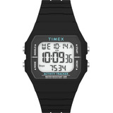 Reloj Timex Timex Activity & Step Tracker Black - Tw5m55600 Color De La Malla Negro Color Del Bisel Negro Color Del Fondo Gris