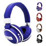 Fone De Ouvido Bluetooth Sem Fio Headphone Anti-ruído Stereo Cor Azul