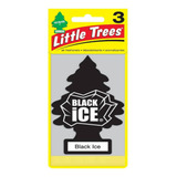 Aromatizante Little Trees Pinito Black Ice Negro 12 Piezas
