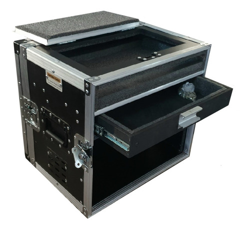 Case Rack Para Xr18 + 3u + Gaveta Superior Com Respiradores