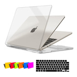 Conj Capa Macbook Air 13 A2681 A3113 M2 M3 + Pel Teclado Nf