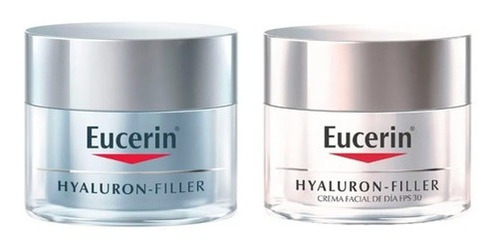 Combo Antiarrugas Eucerin Hyaluron Filler Fps 30 Día + Noche