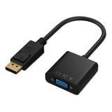 Adaptador Dp A Vga, Convertidor De Displayport A Vga Chapado