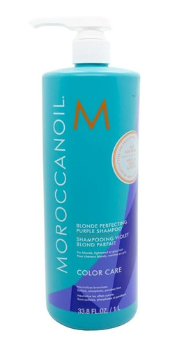 Moroccanoil Color Care Shampoo Silver Matizador Rubios 1lt