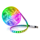 Juego De Luces Led Led Para Fiestas, Flexibles, Usb, Rgb, Qu