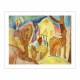 Lamina Fine Art Los Segadores Picasso 39x50 M Y C 