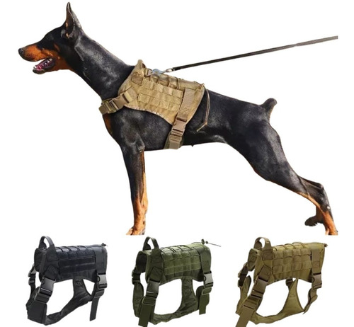 Arnes Tactico Para Perro Con Sistema Molle Arnes Militar 