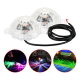 Chasis De Moto Auto Luz Led Explosivo Decorativa Color 2pcs