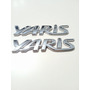 Emblema En Letras Cromada De Compuerta Toyota Yaris 2000/09 Toyota YARIS