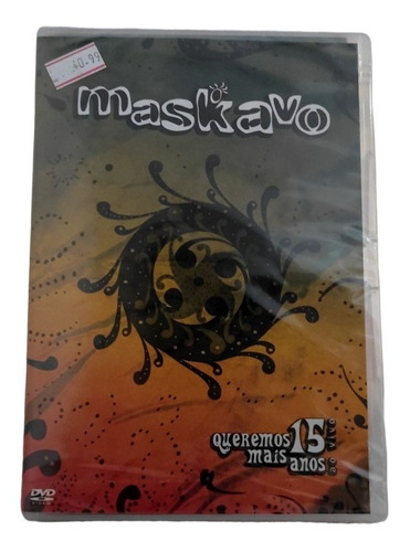 Dvd Maskavo - Queremos Mais 15 Anos  Ao Vivo ( Lacrado )