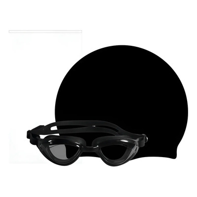 Set Natación Escualo Goggle Panter Gorra GX60 Silicona Negro Adultos | MercadoLibre