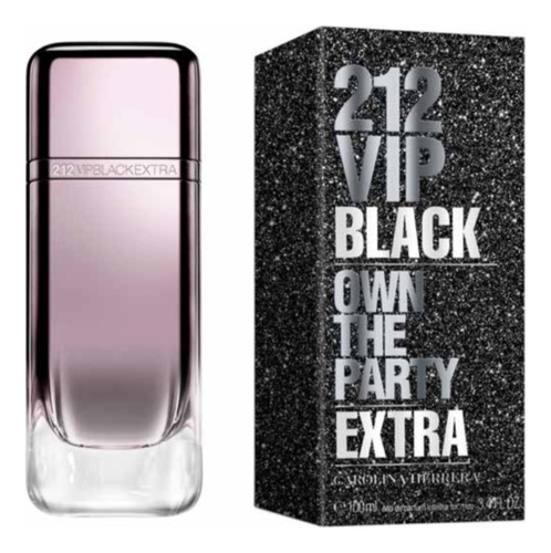 212 Vip Black Extra Edp 100ml Para Hombre Perfumes Excelsior
