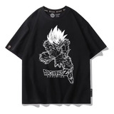 Camiseta De Manga Corta Con Estampado Dragon Ball Z Goku Fig