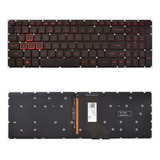 Teclado Backlit Para  Acer Nitro 5 An515-31 / 41 / 42 / 51 