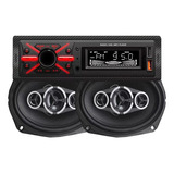 Estéreo Bluetooth Usb + Parlantes 6x9 PuLG Xline Audio Car