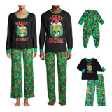 Pijama Familiar Con Estampado De Dinosaurios Para Padres E H