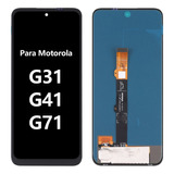 Tela Frontal Lcd Display Com Para Motorola G31/g41/g71 Oled