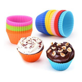 Molde Mini Pirotin De Silicona Para Cupcakes Muffins X12unid