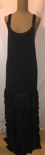 Vestido De Fiesta Negro Allo Martinez - Small 42 - 1 Postura