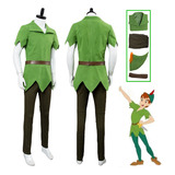 Peter Pan Adult Male Fantasy, Vestido Verde Extra